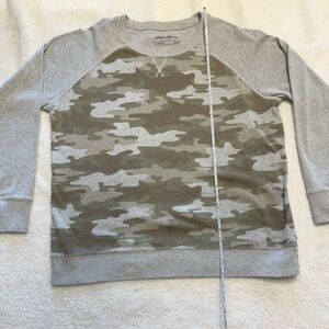 Eddie Bauer Light Gray Legend Wash Top